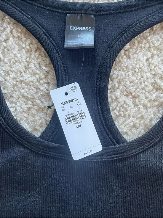 Express Ribbed Racerback Tank - Picture 2 of 3